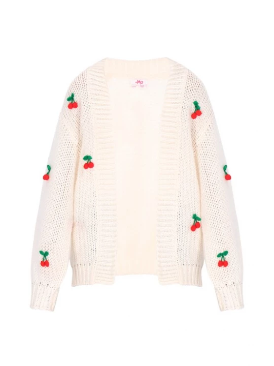 Foto van product MYMO Oversized vest groen / rood / offwhite