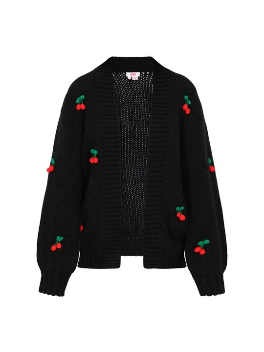 Foto van product MYMO Oversized vest jade groen / rood / zwart
