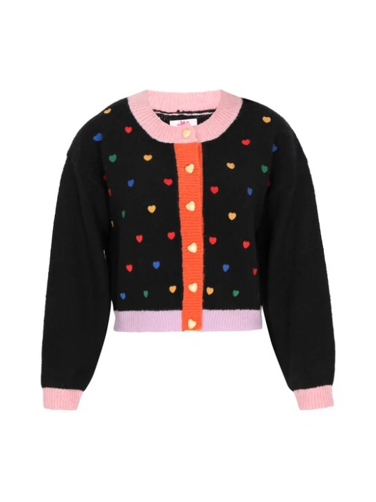 Foto van product MYMO Oversized vest 'Young Fashion' blauw / groen / rosa / zwart