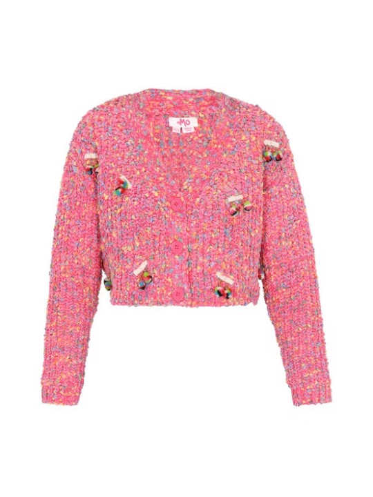 Foto van product MYMO Oversized vest 'Young Fashion' lichtblauw / geel / lavendel / pitaja roze