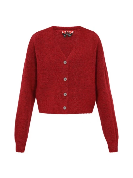 Foto van product myMo ROCKS Gebreid vest donkerrood