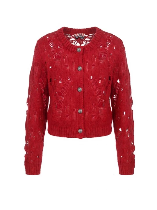 Foto van product myMo ROCKS Gebreid vest rood