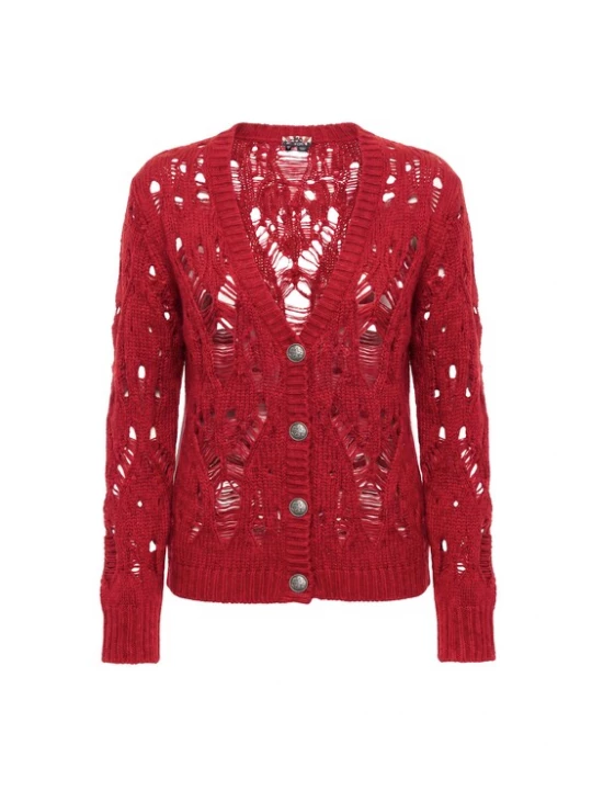 Foto van product myMo ROCKS Gebreid vest rood