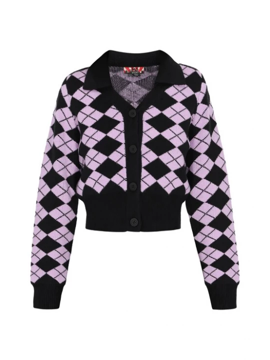 Foto van product myMo ROCKS Gebreid vest sering / zwart