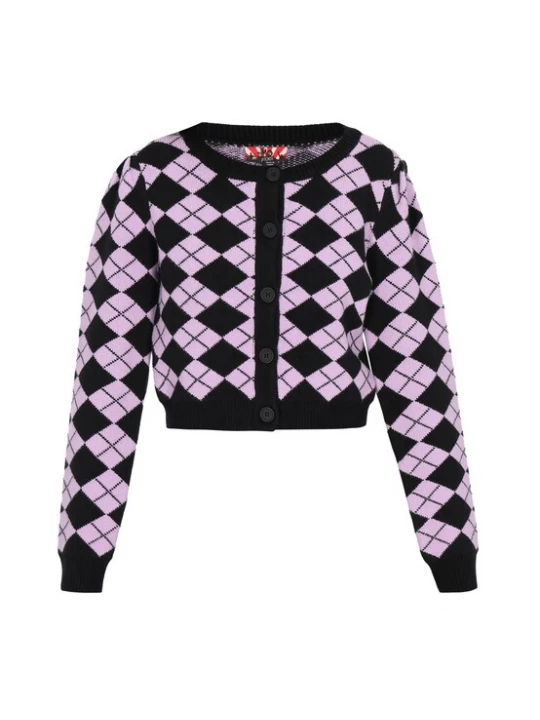 Foto van product myMo ROCKS Gebreid vest sering / zwart