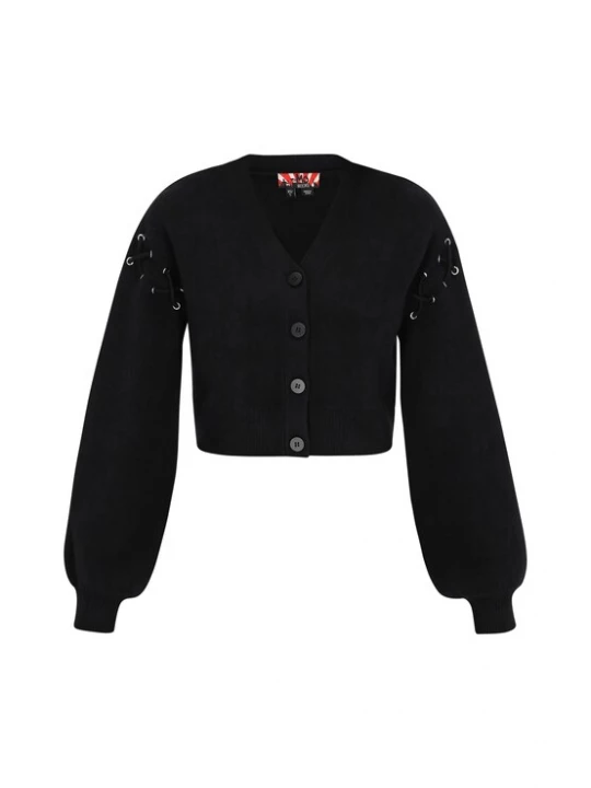 Foto van product myMo ROCKS Gebreid vest zwart