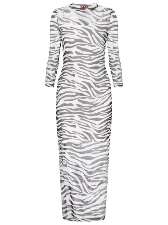Foto van product myMo ROCKS Jurk 'Fashion Look' zwart / wit
