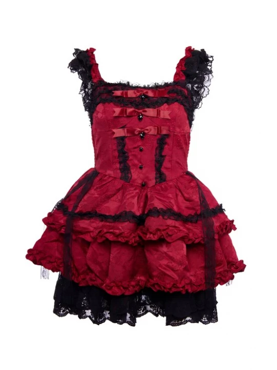 Foto van product myMo ROCKS Jurk rood / zwart