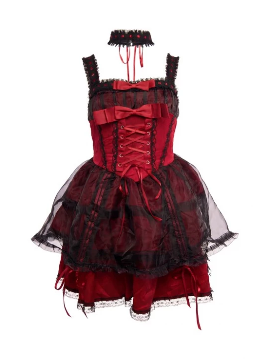 Foto van product myMo ROCKS Jurk rood / zwart