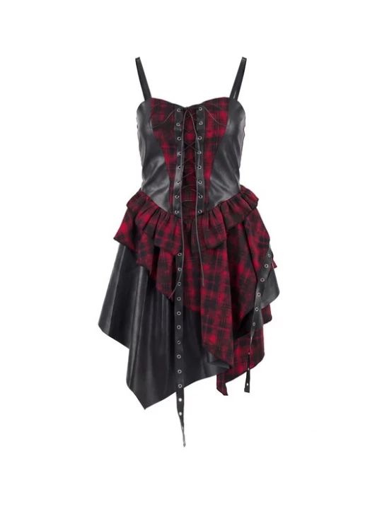Foto van product myMo ROCKS Jurk rood / zwart