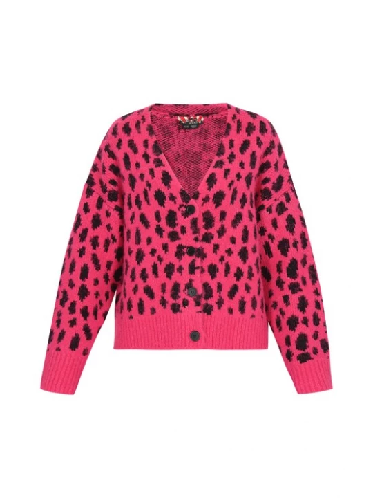 Foto van product myMo ROCKS Oversized vest framboos / zwart