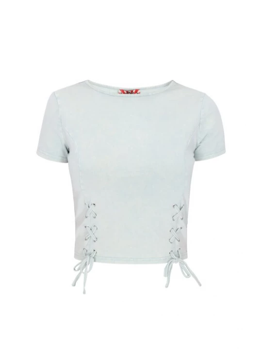 Foto van product myMo ROCKS Shirt 'Rock' pastelblauw