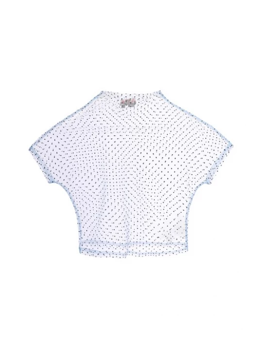Foto van product myMo ROCKS Shirt 'Rock' pastelblauw / zwart