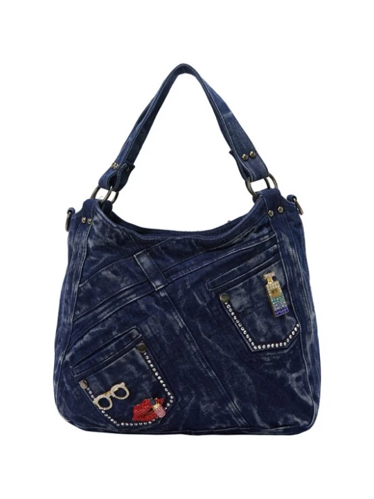 Foto van product nelice Schoudertas donkerblauw