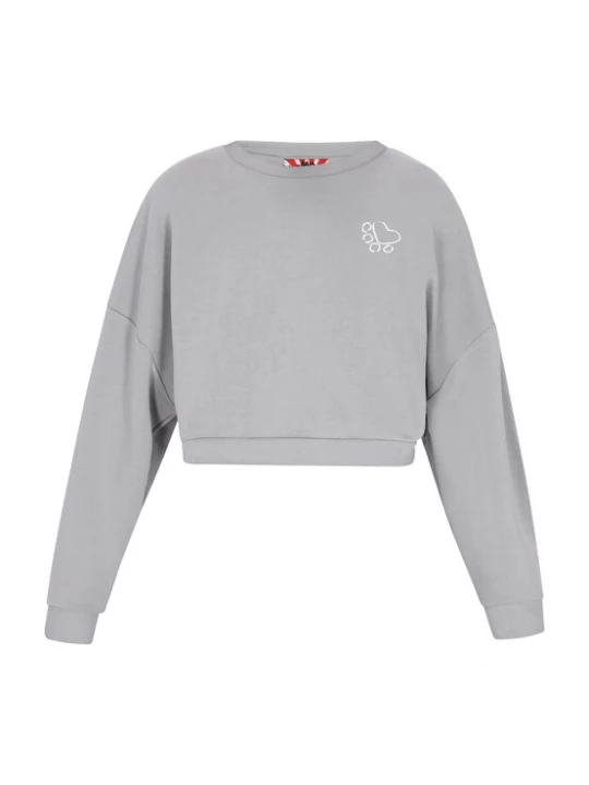 Foto van product myMo ROCKS Sweatshirt 'Comfy' grijs / wit