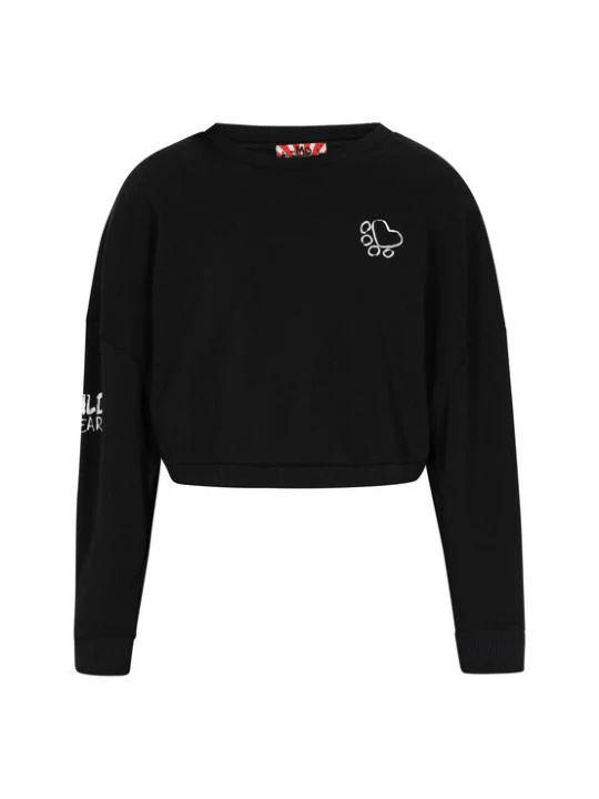 Foto van product myMo ROCKS Sweatshirt 'Comfy' zwart / wit