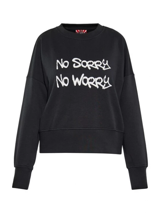 Foto van product myMo ROCKS Sweatshirt zwart / wit