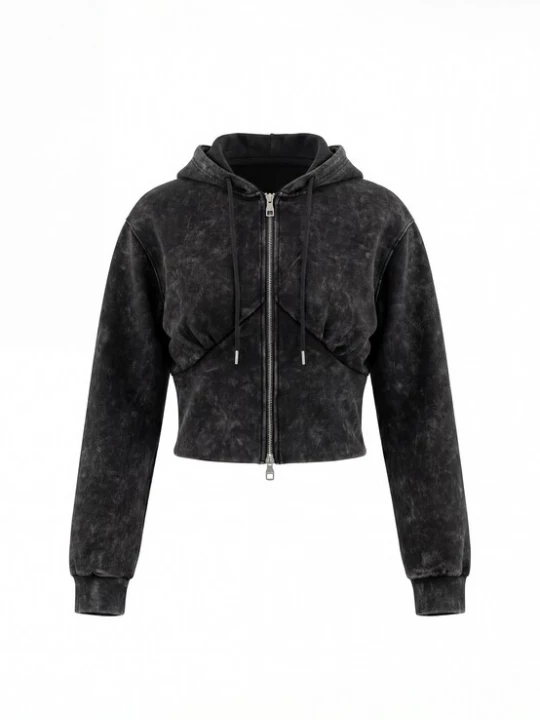 Foto van product myMo ROCKS Sweatvest black denim