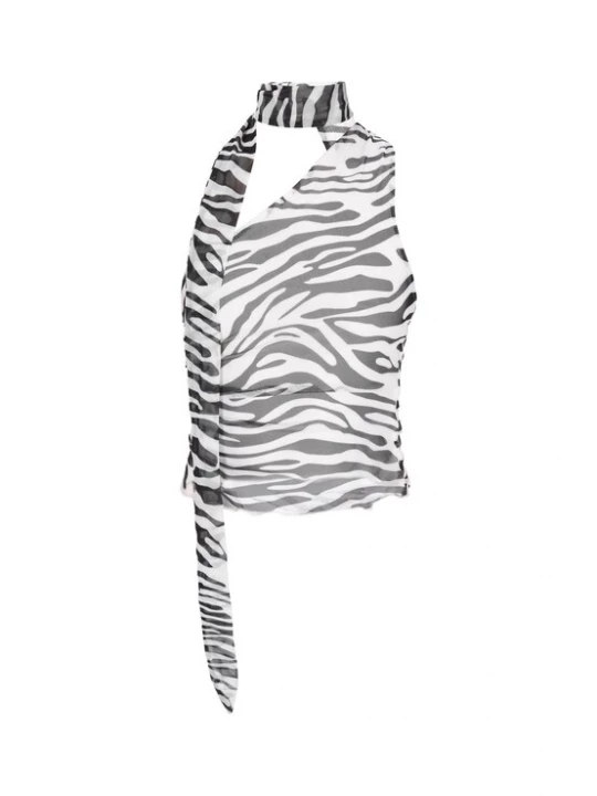 Foto van product myMo ROCKS Top 'Fashion Look' zwart / wit