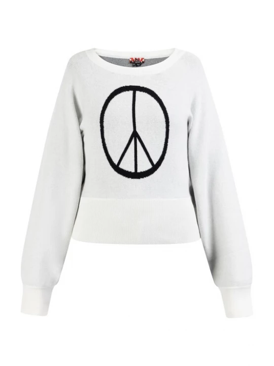 Foto van product myMo ROCKS Trui 'Nolie' zwart / wit
