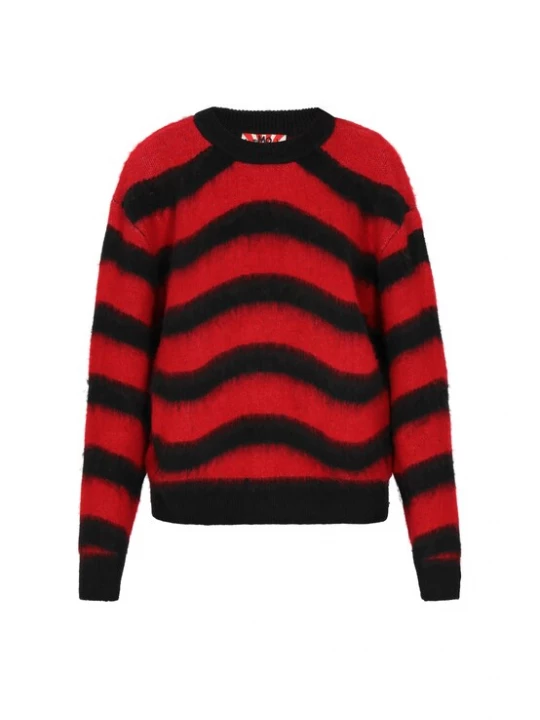 Foto van product myMo ROCKS Trui rood / zwart