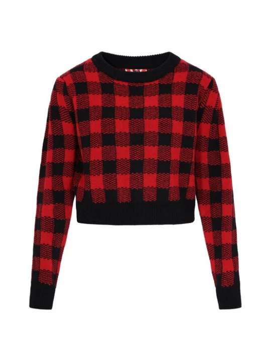 Foto van product myMo ROCKS Trui rood / zwart