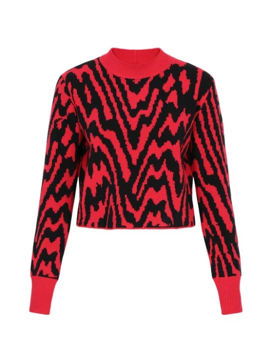 Foto van product myMo ROCKS Trui rood / zwart