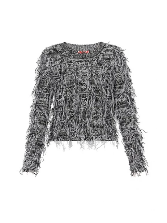 Foto van product myMo ROCKS Trui 'Young Fashion' grijs / zwart