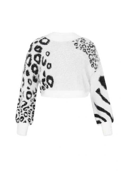 Foto van product myMo ROCKS Trui zwart / offwhite