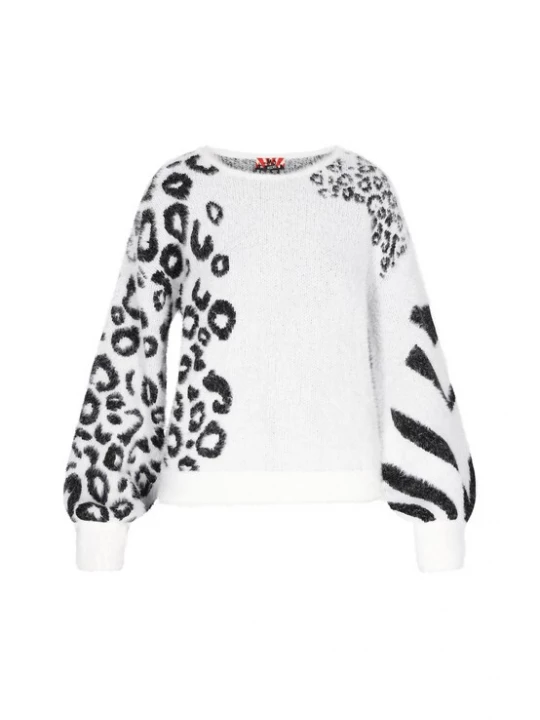 Foto van product myMo ROCKS Trui zwart / offwhite