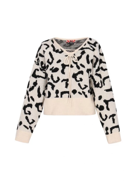 Foto van product myMo ROCKS Trui zwart / offwhite