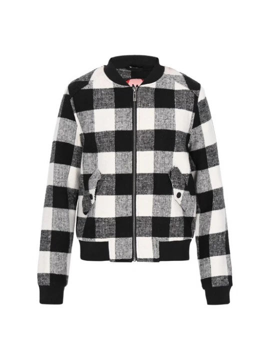 Foto van product myMo ROCKS Tussenjas zwart / offwhite