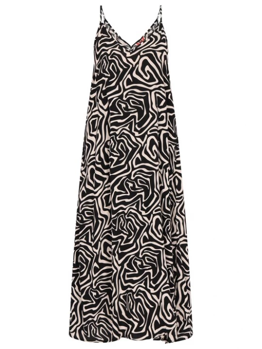 Foto van product myMo ROCKS Zomerjurk beige / zwart
