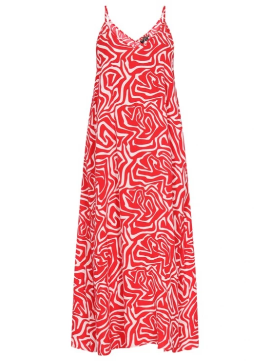 Foto van product myMo ROCKS Zomerjurk 'Young Fashion' rood / wit
