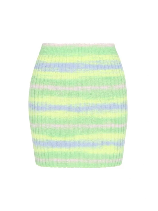 Foto van product MYMO Rok lichtblauw / geel / lichtgroen / wit