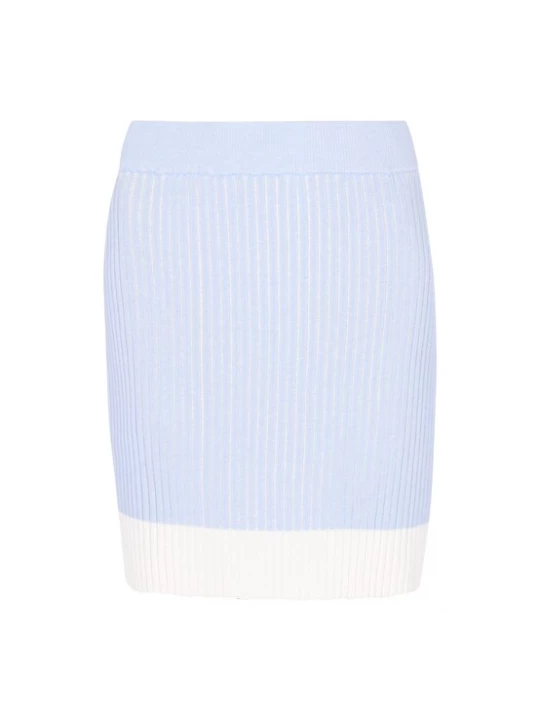 Foto van product MYMO Rok 'Young Fashion' lichtblauw / wit