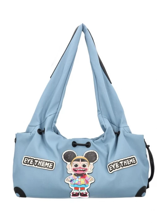 Foto van product MYMO Schoudertas 'Eyetheme' blauw / zwart / wit