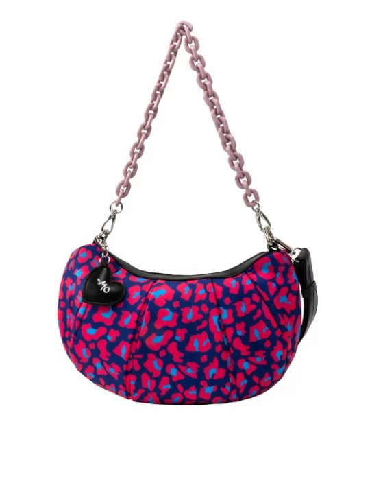 Foto van product MYMO Schoudertas lichtblauw / donkerblauw / grenadine / zwart