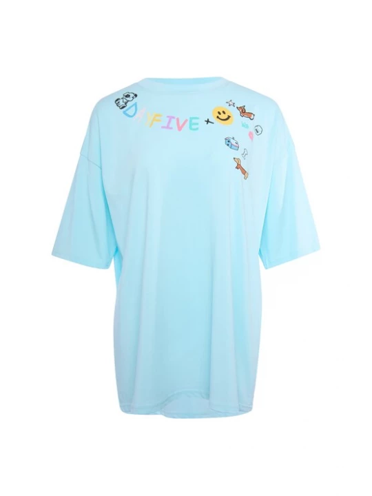 Foto van product MYMO Shirt blauw / gemengde kleuren