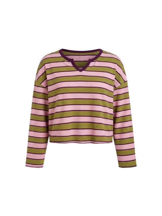 Foto van product MYMO Shirt 'Casual' kiwi / braam / rosa