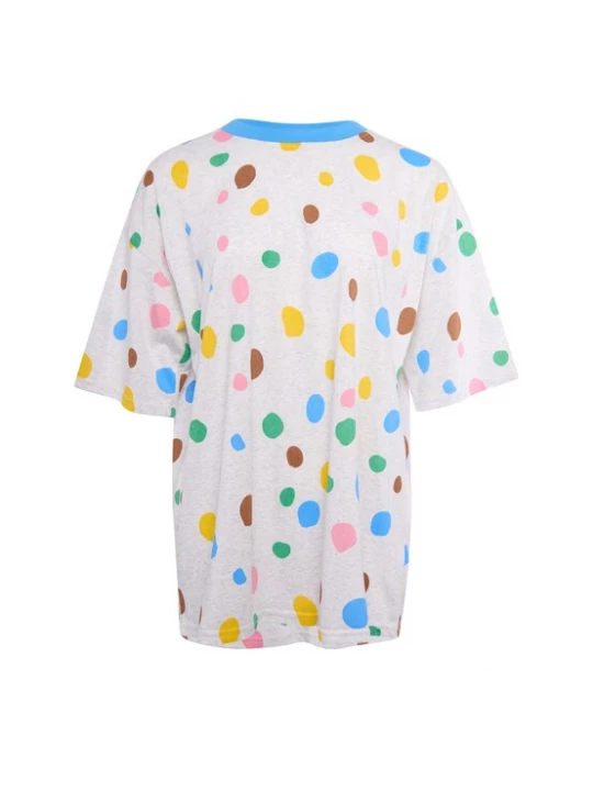 Foto van product MYMO Shirt 'Pop' azuur / geel / lichtgrijs / groen
