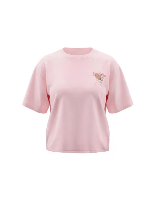 Foto van product MYMO Shirt 'Pop' beige / lichtblauw / mokka / pink