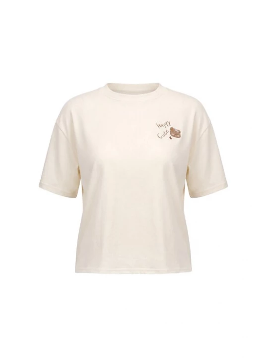 Foto van product MYMO Shirt 'Pop' crème / bruin