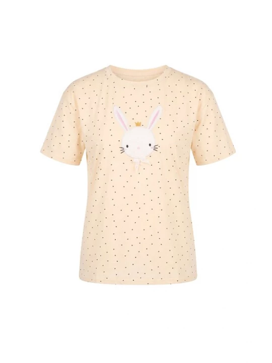 Foto van product MYMO Shirt 'Pop' crème / lichtroze / zwart / wit
