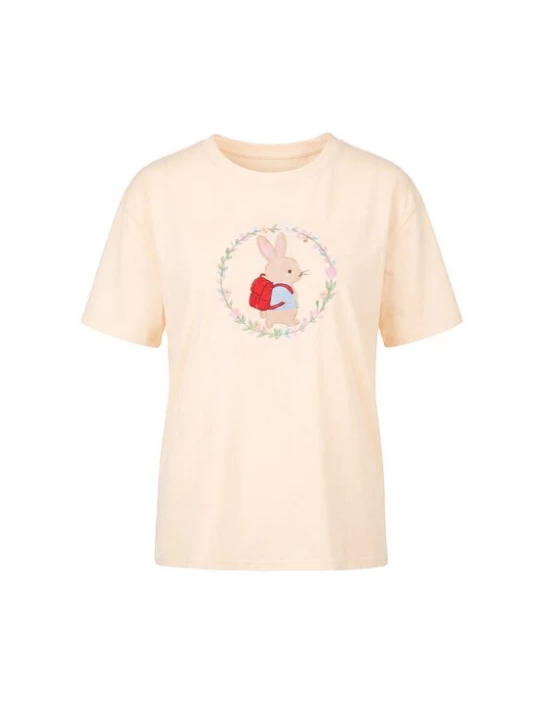 Foto van product MYMO Shirt 'Pop' crème / pastelblauw / pastelgroen / rood