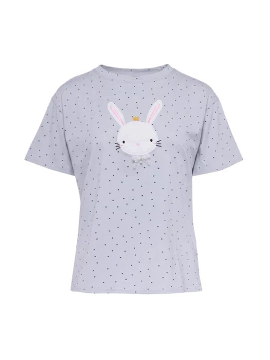 Foto van product MYMO Shirt 'Pop' grijs / wit