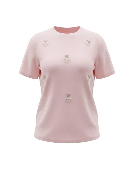 Foto van product MYMO Shirt 'Pop' groen / oudroze