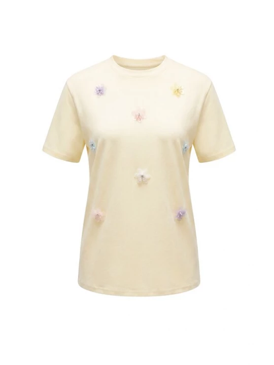 Foto van product MYMO Shirt 'Pop' lichtblauw / lichtgeel / pastellila / lichtroze