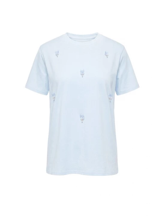 Foto van product MYMO Shirt 'Pop' lichtblauw / parelwit