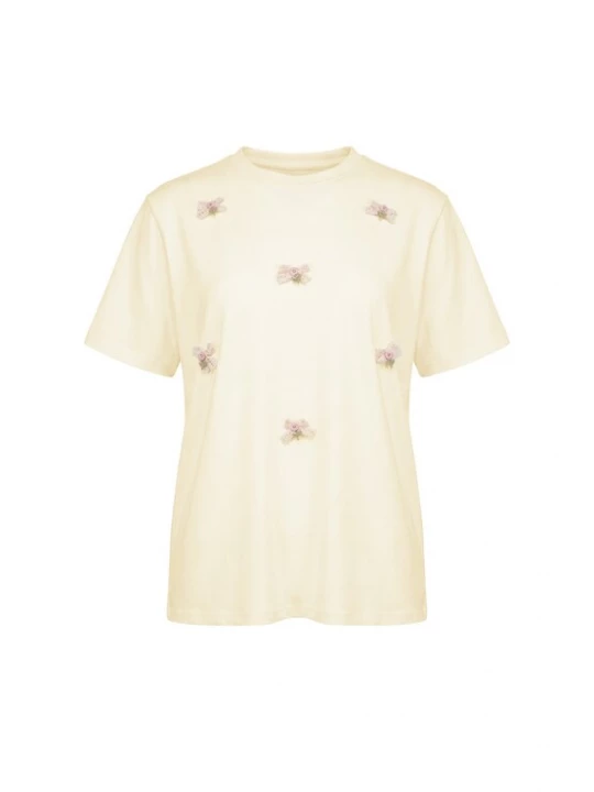Foto van product MYMO Shirt 'Pop' lichtgeel / jade groen / lavendel